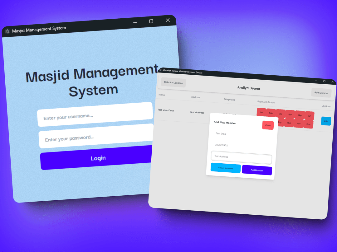 Masjid Management System